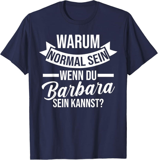 Vorname Barbara T-Shirt - T-Shirt | Navy