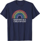 Funny I Identify as a child of God Rainbow Christian T-Shirt - T-Shirt | Navy