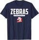 Claremore Zebras Logo Football HS T-Shirt - T-Shirt | Navy