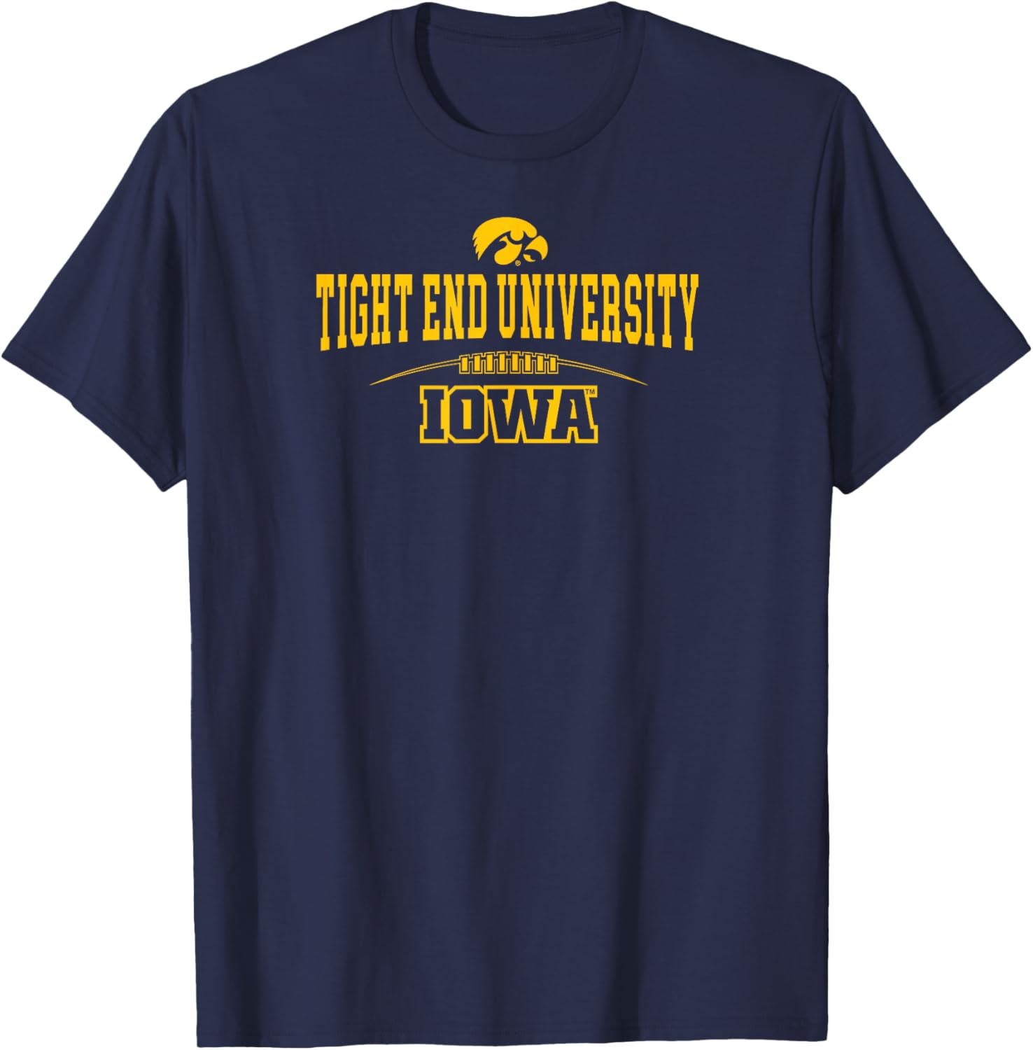 Iowa Football: Tight End University - Officially Licensed T-Shirt - T-Shirt | Navy