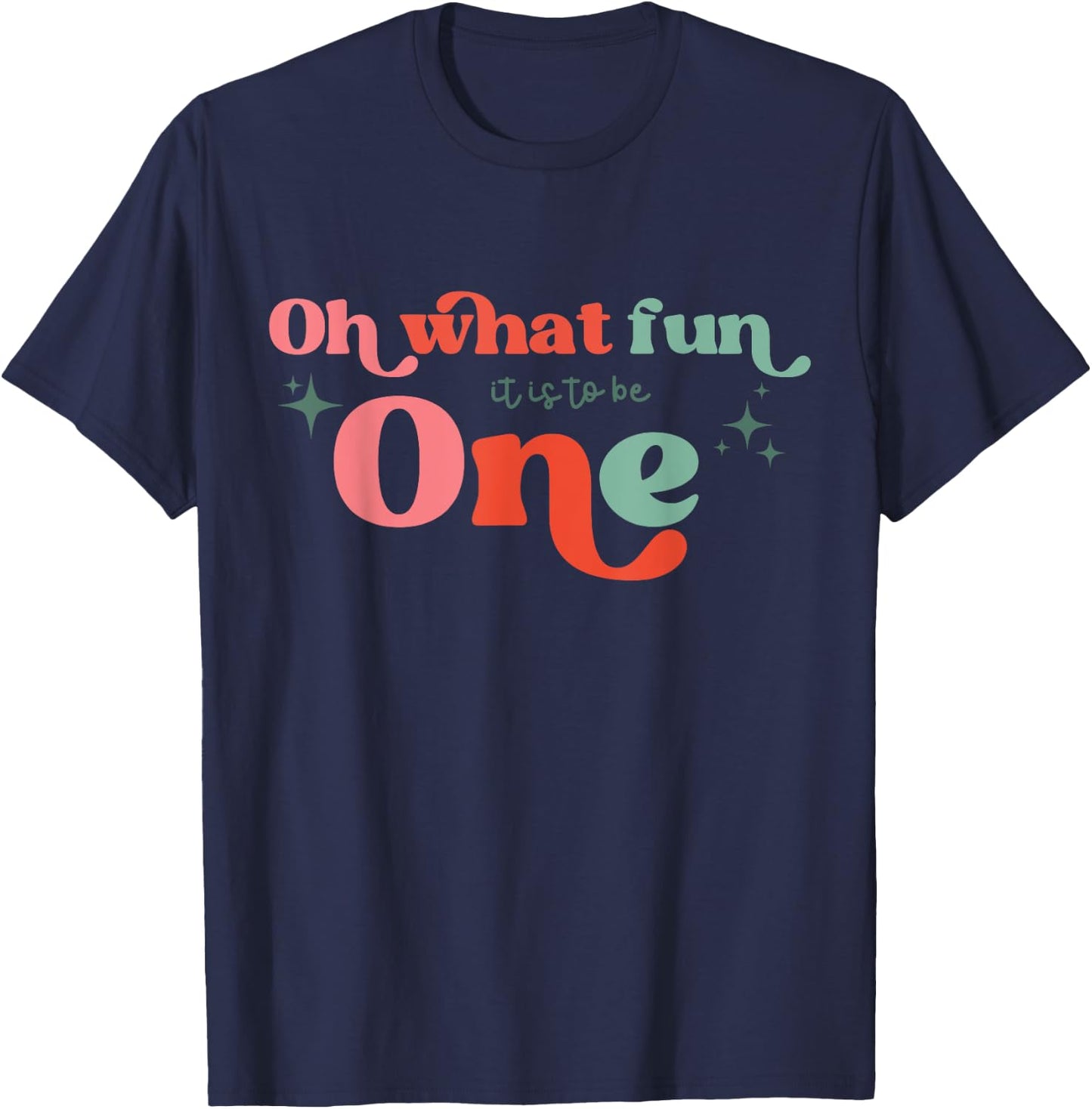 Oh What Fun It Is To Be One Christmas Family Matching Xmas T-Shirt - T-Shirt | Navy