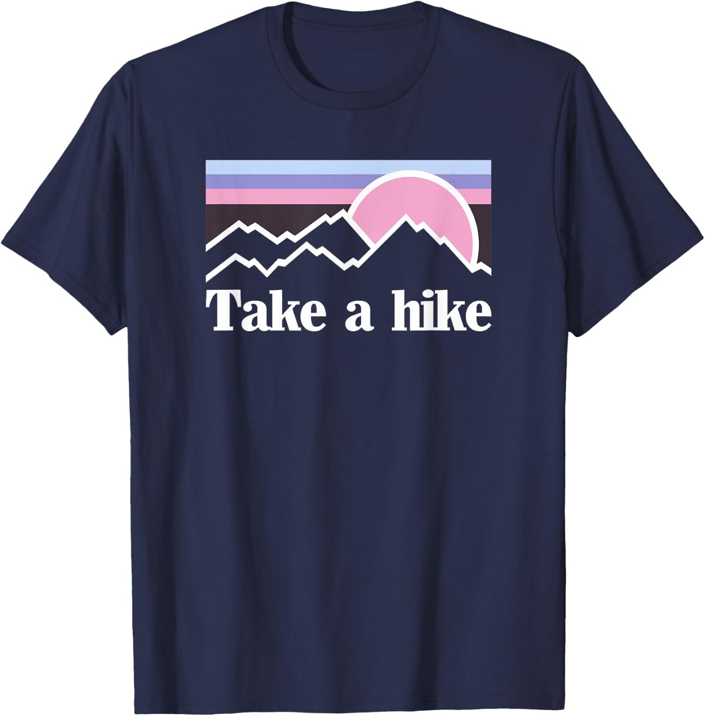 Retro Take A Hike T-Shirt - T-Shirt | Navy
