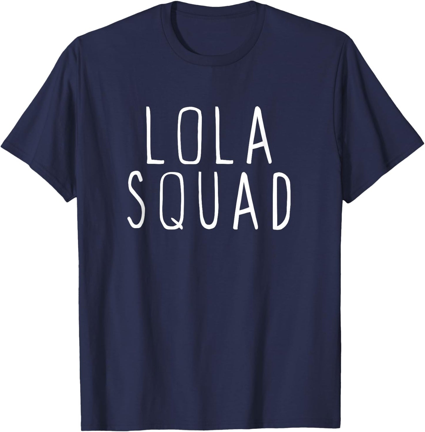 Lola Squad Cute Funny T-Shirt - T-Shirt | Navy