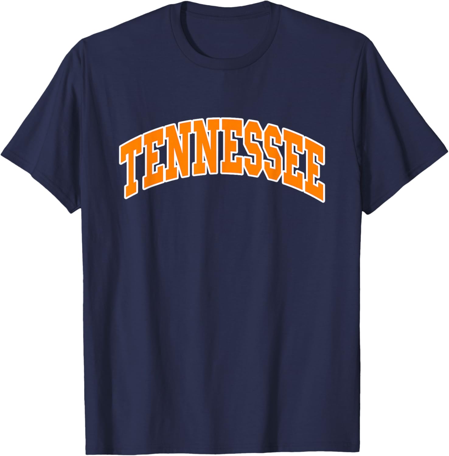 Graphic Crew Inc. TENNESSEE - Throwback Design - Classic , Small, Black T-Shirt - T-Shirt | Navy