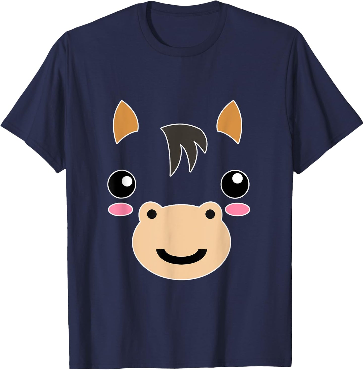 Fun Gift Animal Children Horse T-Shirt - T-Shirt | Navy