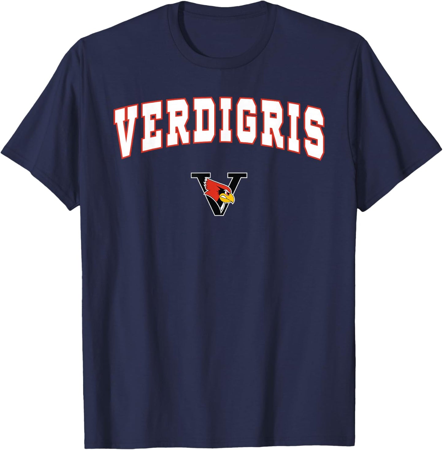 Verdigris High School Cardinals T-Shirt - T-Shirt | Navy