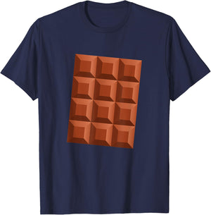 Chocolate Bar Group Matching Halloween Party DIY Costume T-Shirt - T-Shirt | Navy