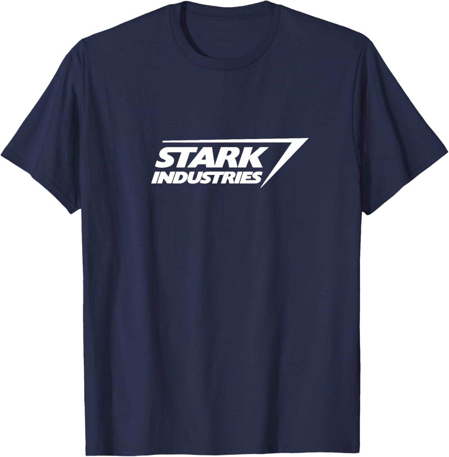 Kids Marvel Avengers Classic Stark Industries Bold Logo T-Shirt - T-Shirt | Navy