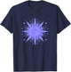 Celestial Sun and Moon Design T-Shirt - T-Shirt | Navy