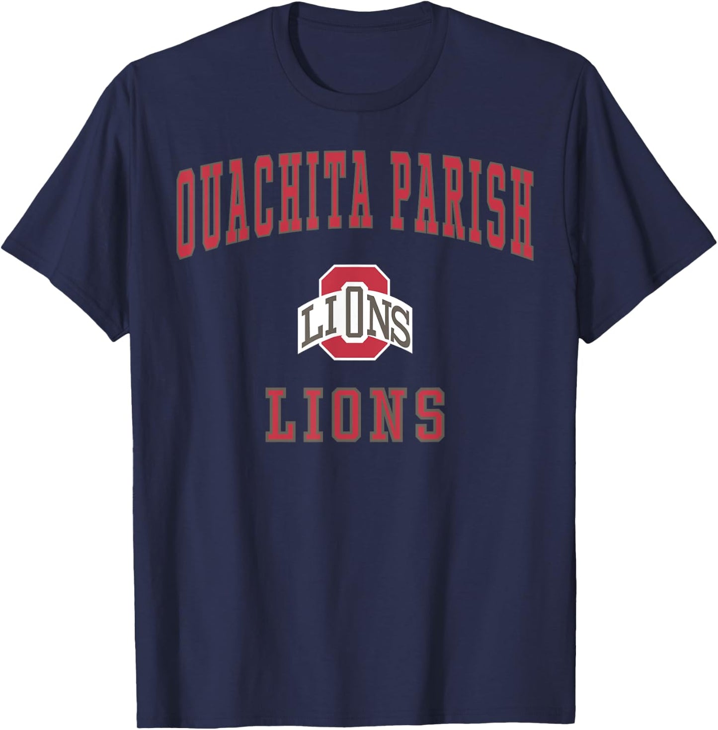 Ouachita Parish High School Lions C1 T-Shirt - T-Shirt | Navy