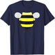 Funny Bee Costume Easy - Honeybee Halloween Cheap Gift Small T-Shirt - T-Shirt | Navy