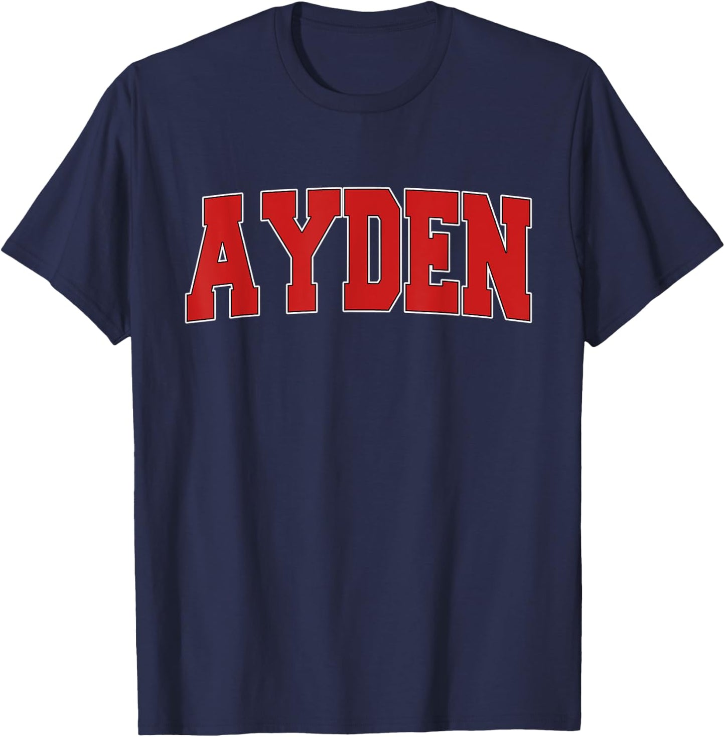 AYDEN NC NORTH CAROLINA Varsity Style USA Vintage Sports T-Shirt - T-Shirt | Navy