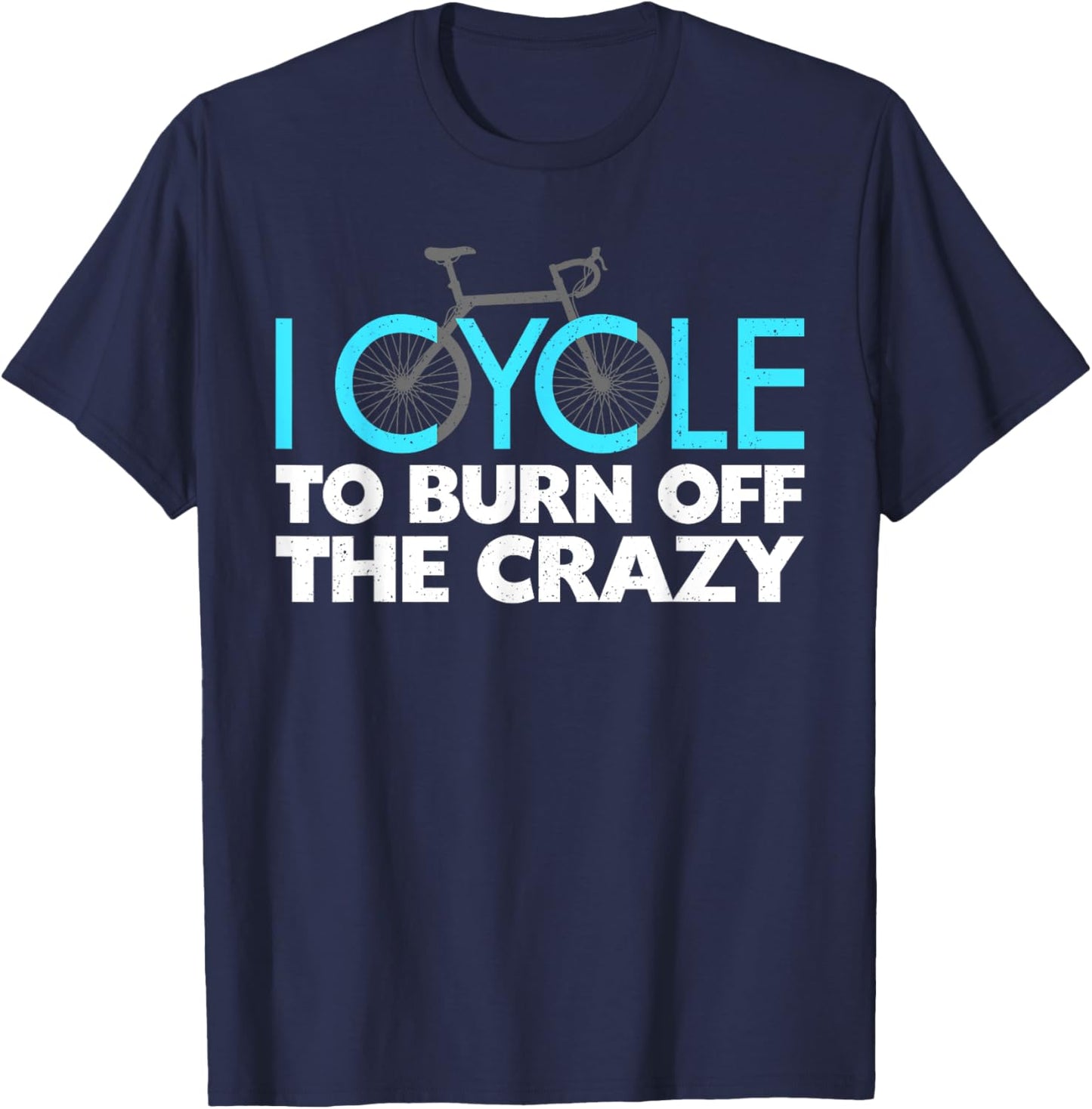 Best Cycling Art Women Indoor Bicycle Race Bicycling T-Shirt - T-Shirt | Navy