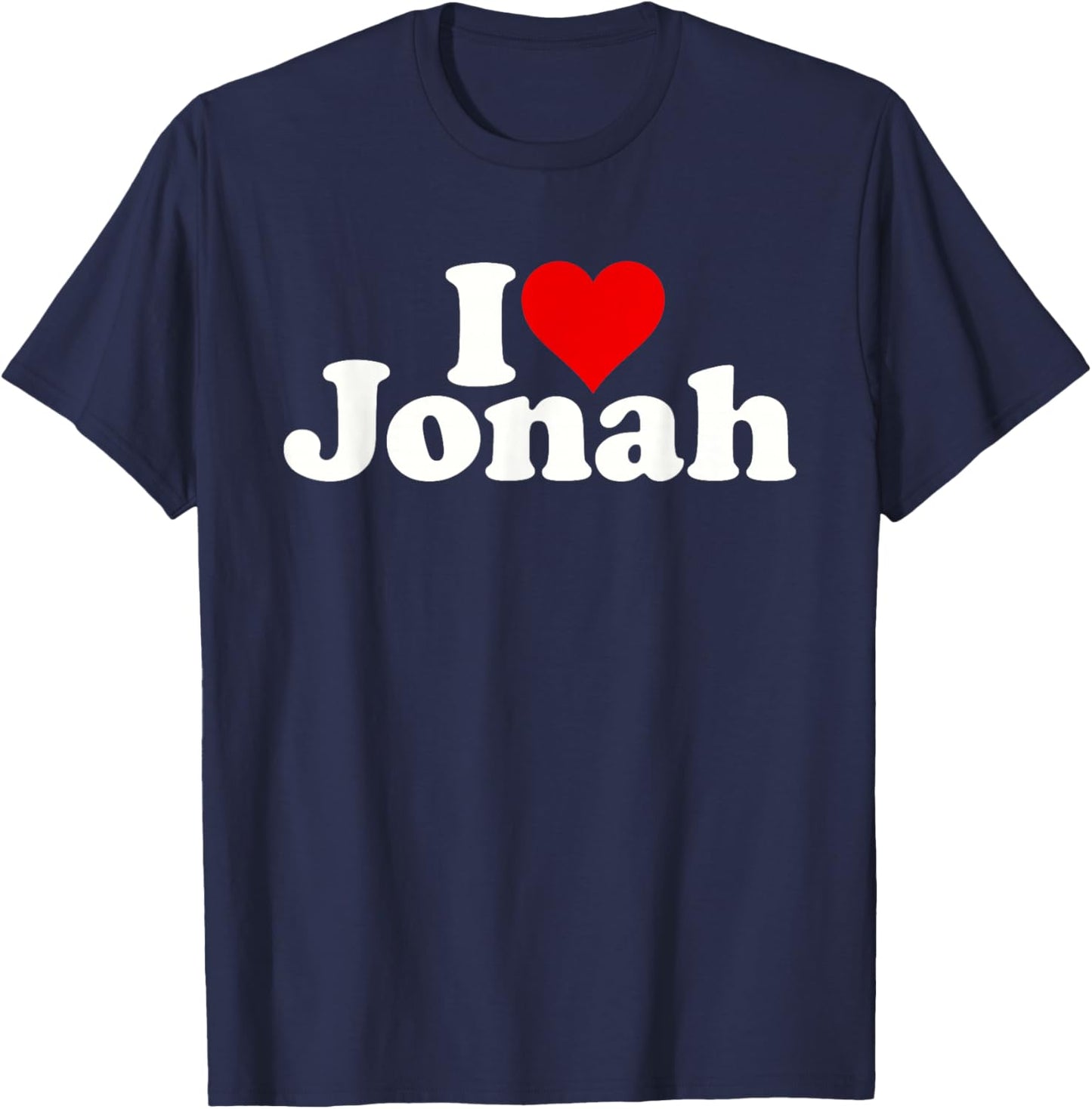 I Love Heart Jonah T-Shirt - T-Shirt | Navy