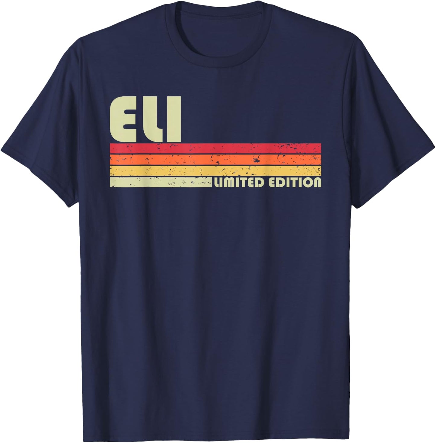 ELI Gift Name Personalized Funny Retro Vintage Birthday T-Shirt - T-Shirt | Navy