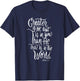 Greater is He that is in you than He that is the world T-Shirt - T-Shirt | Navy