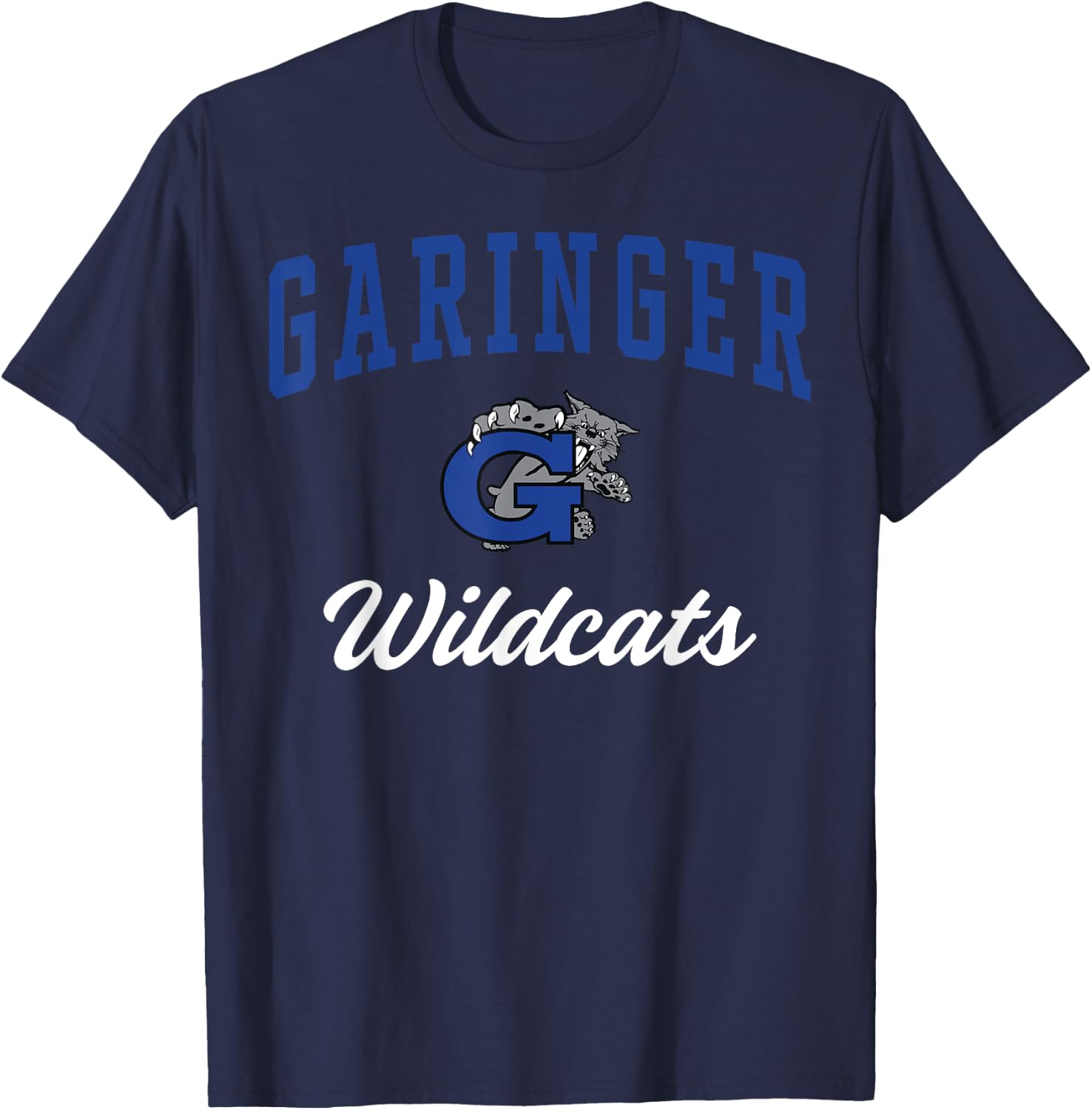 Garinger High School Wildcats T-Shirt - T-Shirt | Navy