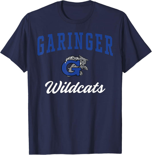 Garinger High School Wildcats T-Shirt - T-Shirt | Navy