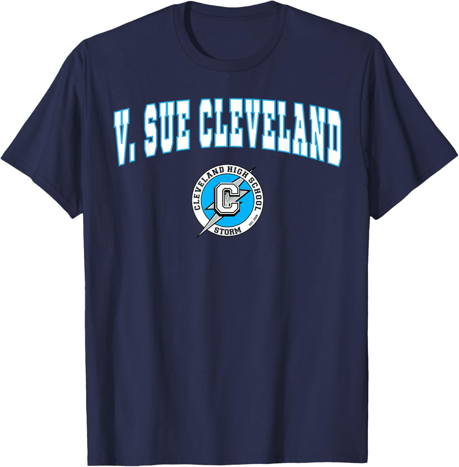 V. Sue Cleveland High School Storm C2 T-Shirt - T-Shirt | Navy