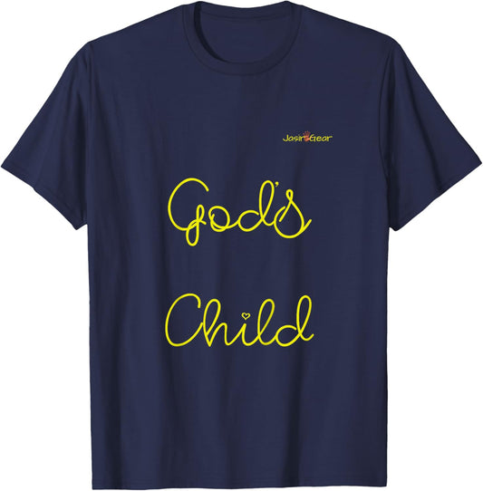 Kids God's Child by Jasir Gear T-Shirt - T-Shirt | Navy