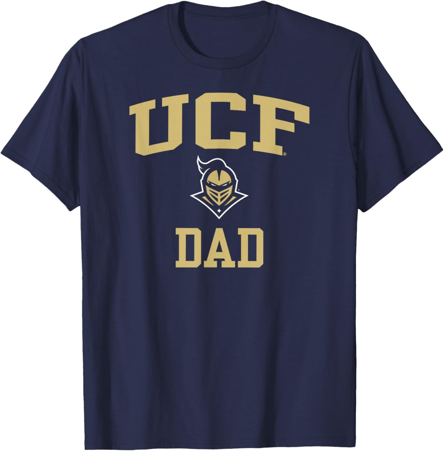 Central Florida Golden Knights Dad Icon Black T-Shirt - T-Shirt | Navy