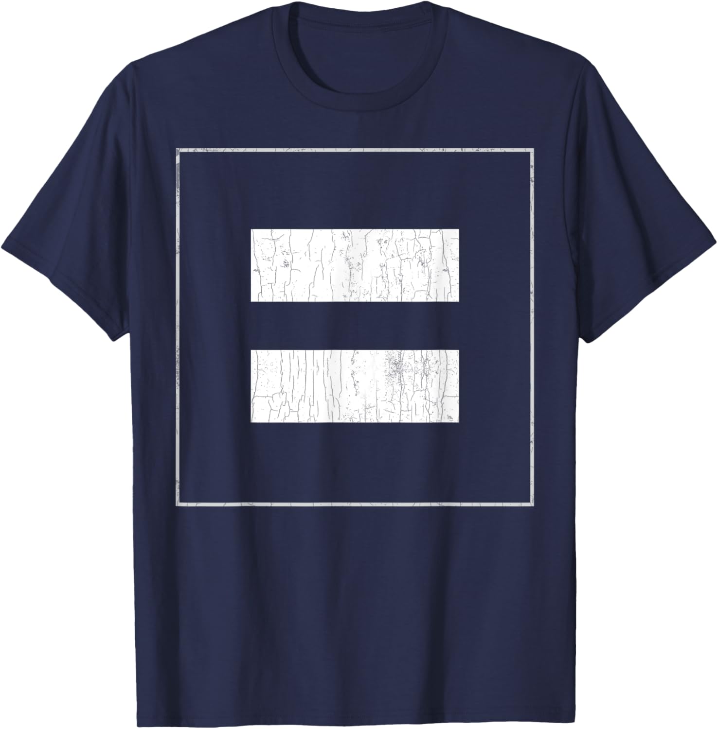 Equal Sign Human Rights Equality Graphic T-Shirt - T-Shirt | Navy