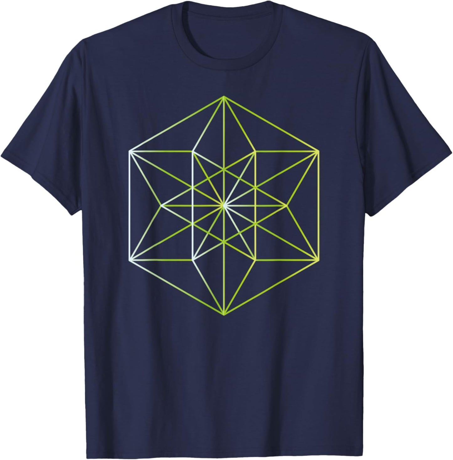 Equilibrium Sacred Geometry Occult Goth T-Shirt - T-Shirt | Navy
