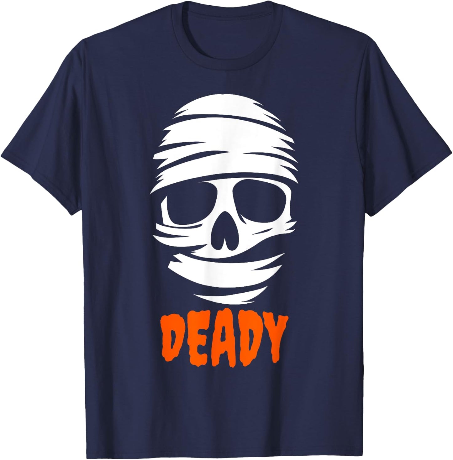 Deady Mummy Couples Halloween Costume For Dad Father T-Shirt - T-Shirt | Navy