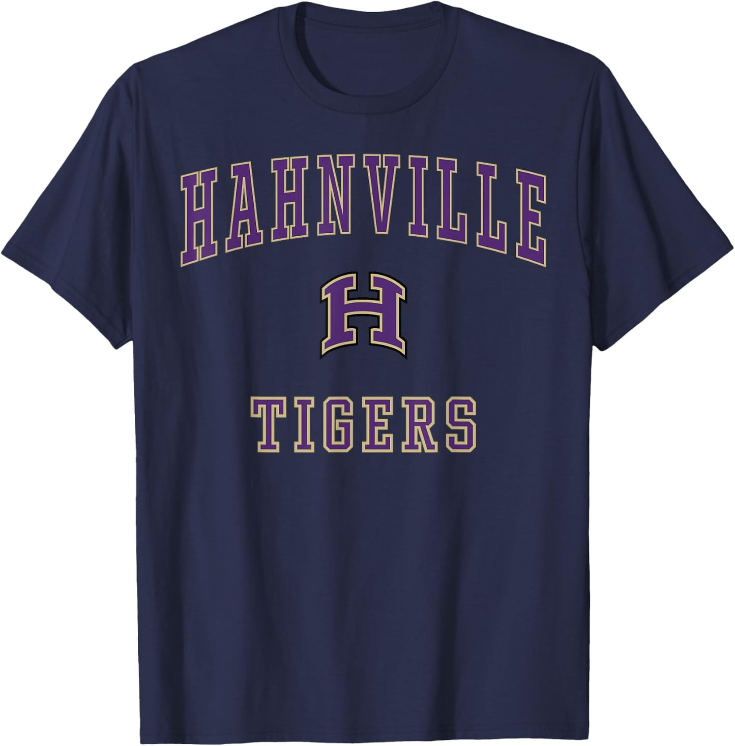 Hahnville High School Tigers C1 T-Shirt - T-Shirt | Navy