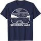 SCHROON LAKE NEW YORK Funny Fishing Camping Summer Gift Women Girls Kids T-Shirt - T-Shirt | Navy