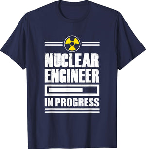 Nuclear Engineer Instruct Engineering Gifts T-Shirt - T-Shirt | Navy