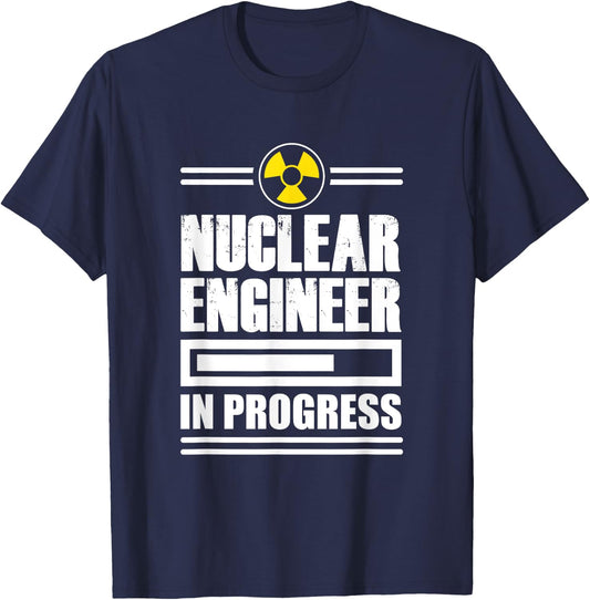 Nuclear Engineer Instruct Engineering Gifts T-Shirt - T-Shirt | Navy