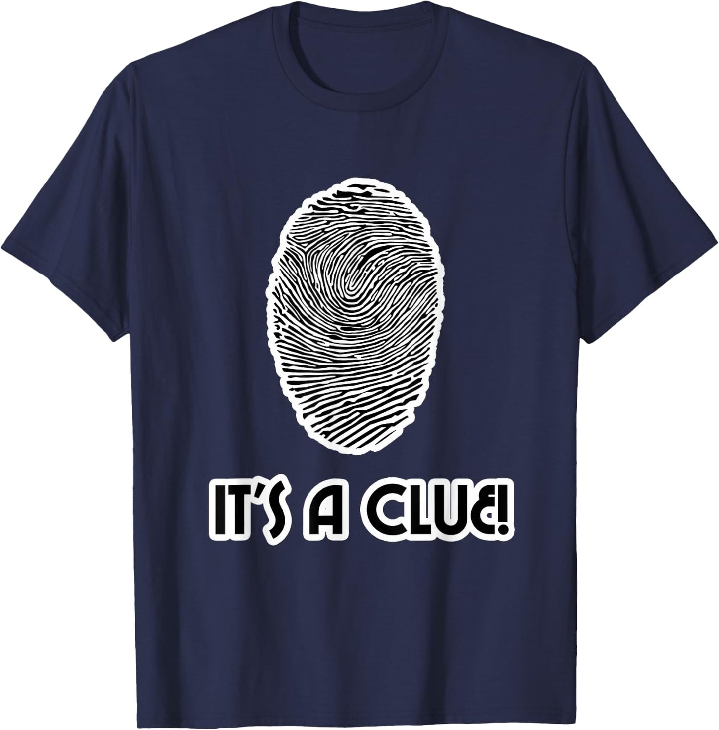 Detective design - It's a Clue T-Shirt - T-Shirt | Navy