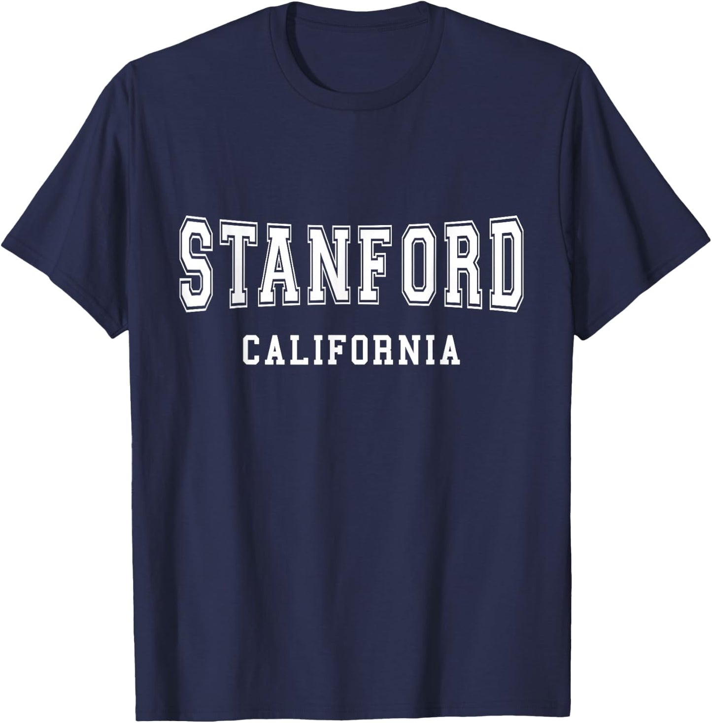 Vintage Stanford California - Throwback Design - Classic T-Shirt - T-Shirt | Navy