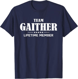 Team GAITHER Lifetime Member GAITHER Family T-Shirt - T-Shirt | Navy