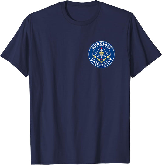 Gen V Pocket University Seal from the world of The Boys T-Shirt - T-Shirt | Navy