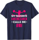 My Favorite Cheerleader Calls Me Omi Cheerleading Grandma T-Shirt - T-Shirt | Navy