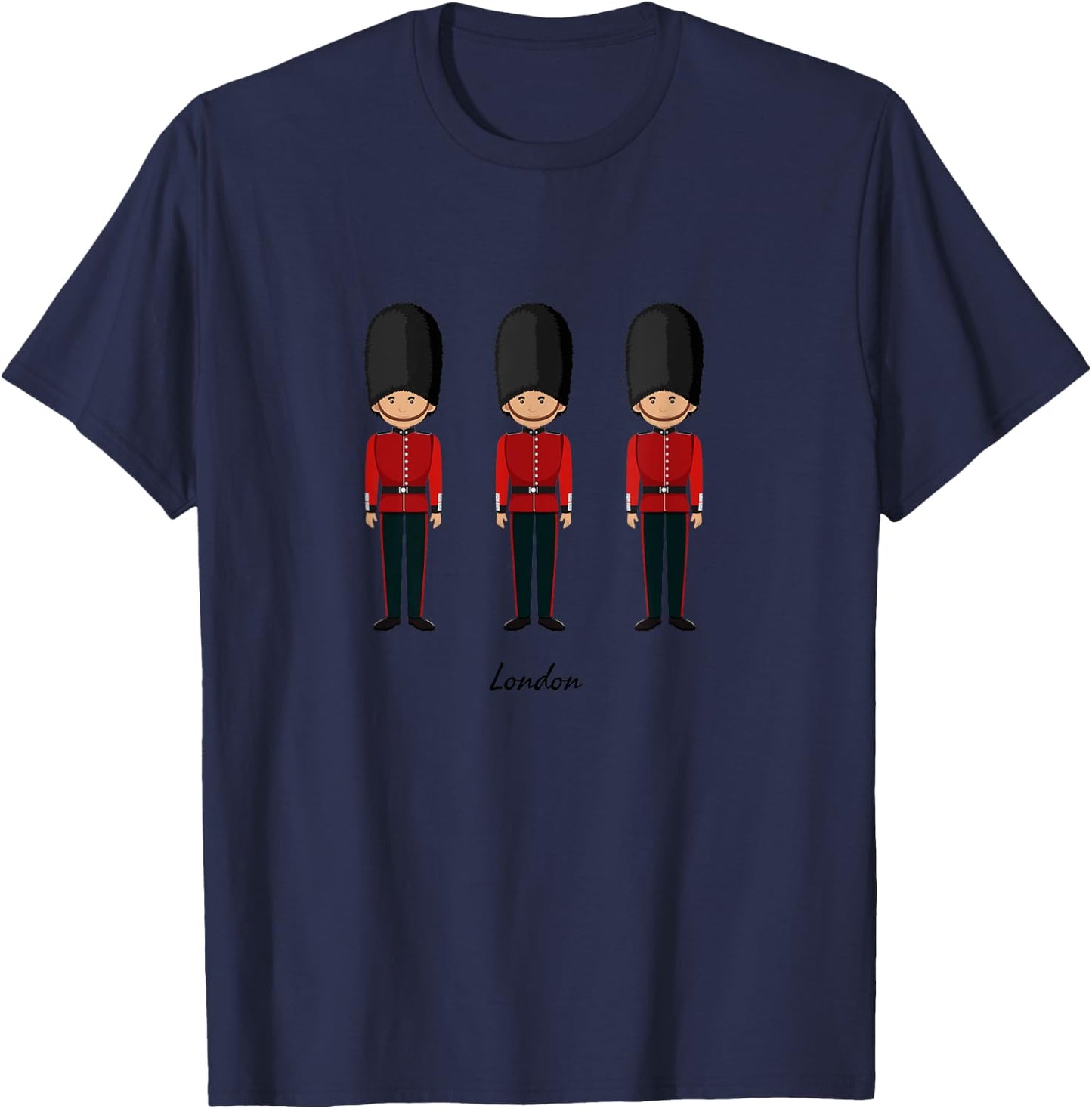 London Souvenir City British UK Men Women Gift T-Shirt - T-Shirt | Navy
