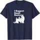 Ferret - I Support Small Business Funny T-Shirt - T-Shirt | Navy