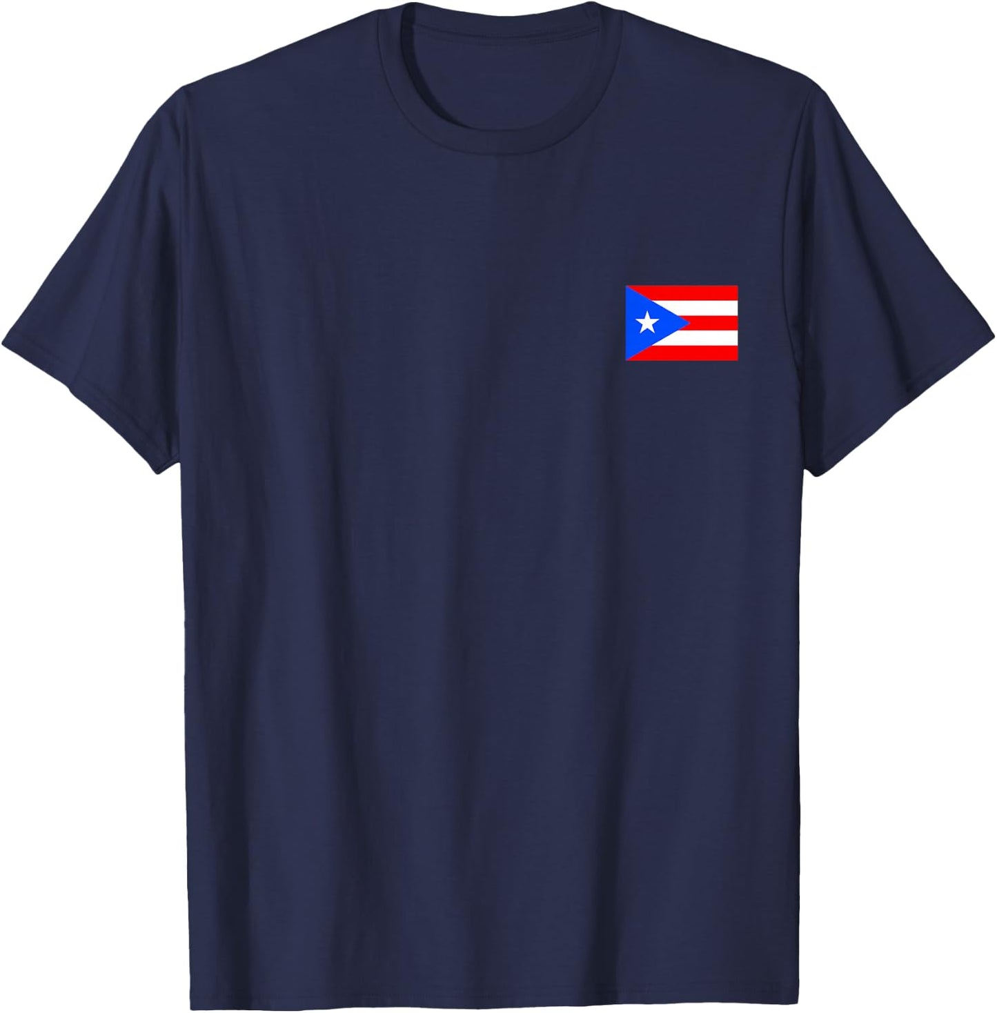 State Puerto Rico Flag Cool PR Boricua Flags Gift Women Men T-Shirt - T-Shirt | Navy