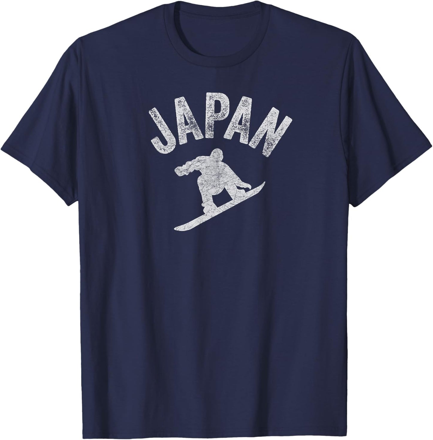 Japan Snowboard Cool Winter Snowboarder Japanese Snow Pro T-Shirt - T-Shirt | Navy