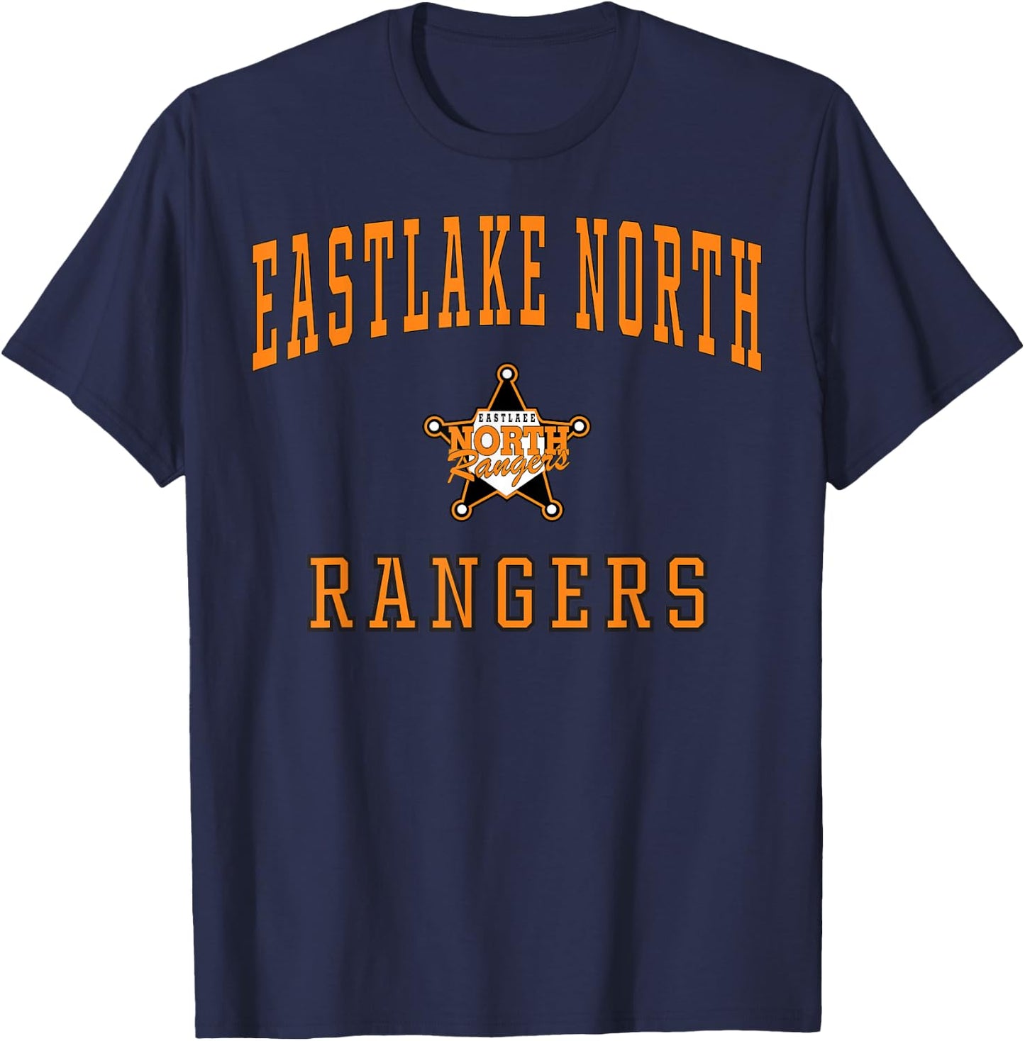 Eastlake North High School Rangers C1 T-Shirt - T-Shirt | Navy