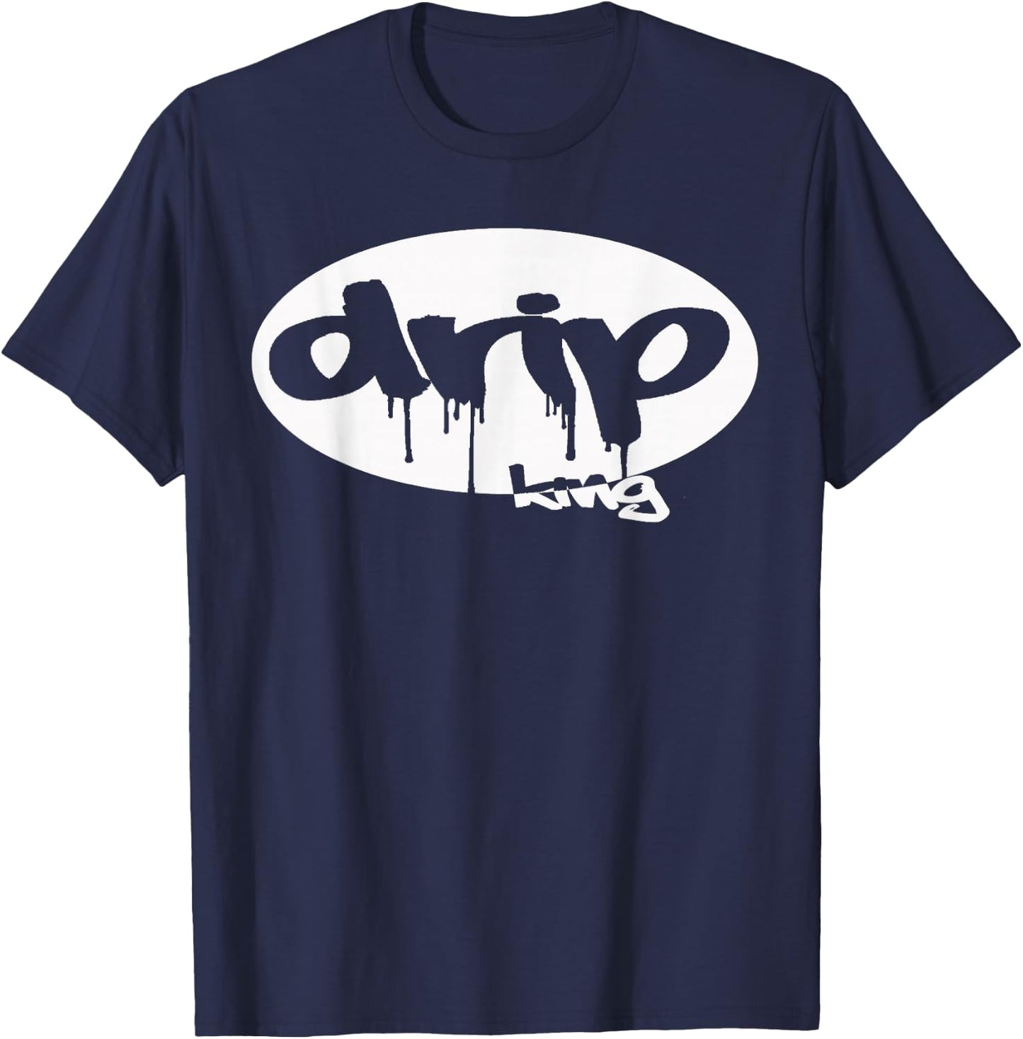 Drip King T-Shirt - T-Shirt | Navy