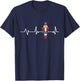 Nutcracker Heartbeat Ballet Nutcracker Gift Nutcracker T-Shirt - T-Shirt | Navy