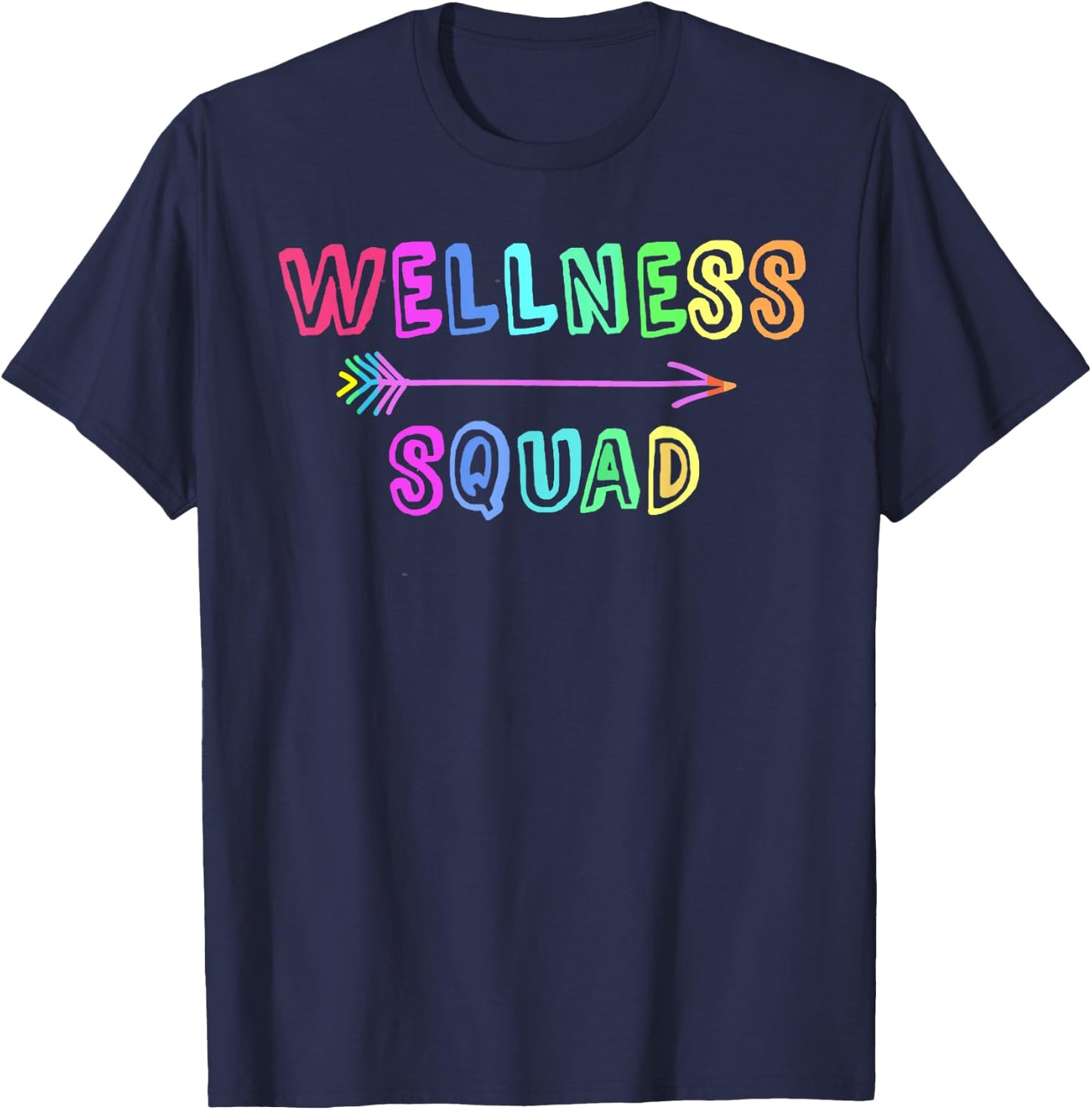 Fitness Gym Crew Health Trainer WELLNESS Coach Squad Tai Chi T-Shirt - T-Shirt | Navy