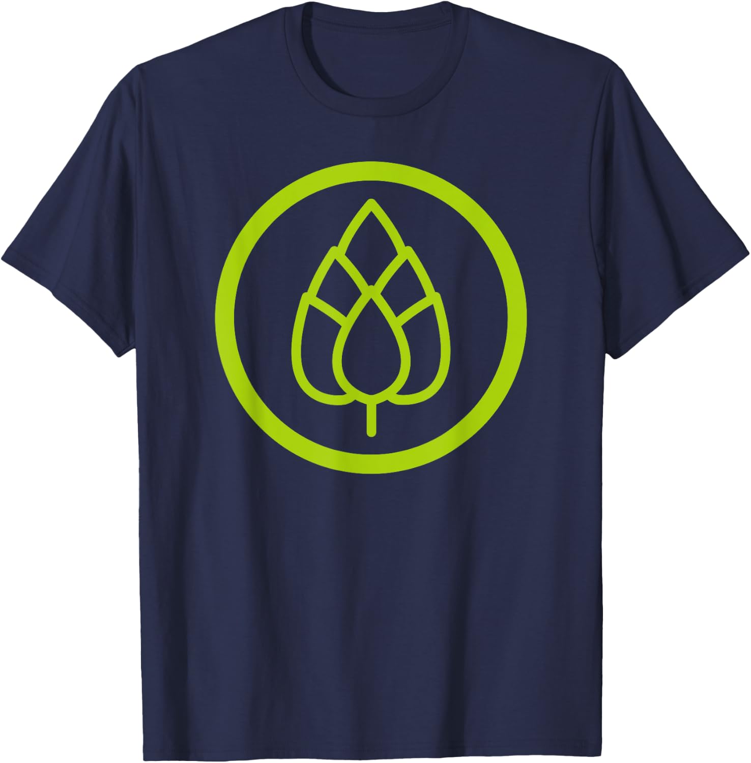 Hops - Craft Beer - Homebrew T-Shirt - T-Shirt | Navy