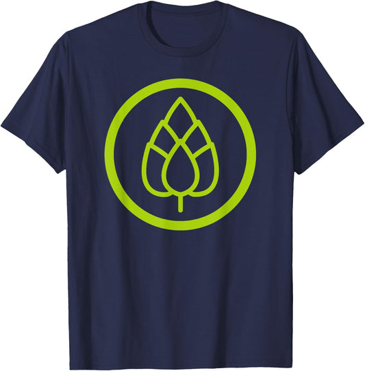 Hops - Craft Beer - Homebrew T-Shirt - T-Shirt | Navy