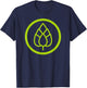 Hops - Craft Beer - Homebrew T-Shirt - T-Shirt | Navy