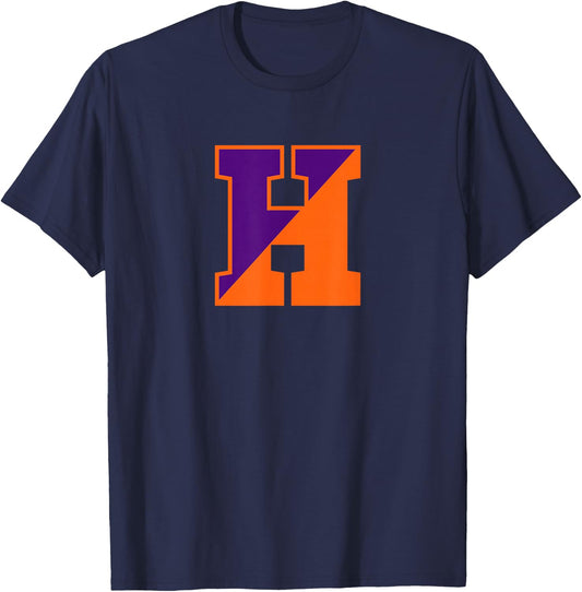 Hobart & William Smith Colleges Hobart H Mark T-Shirt - T-Shirt | Navy