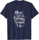 Music Is What Feelings Sound Like Guitar Player Musician T-Shirt - T-Shirt | Navy